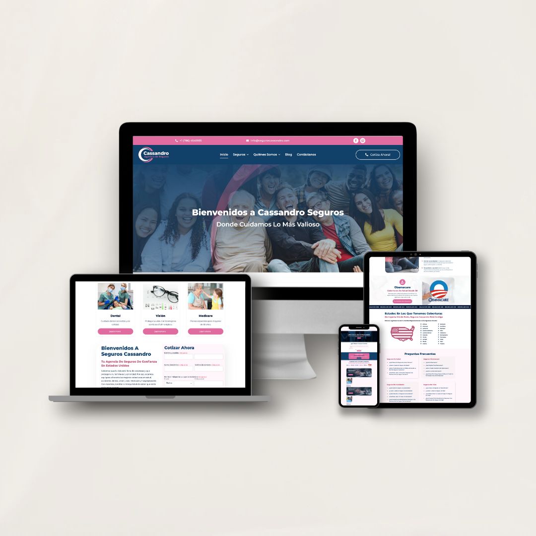 Insurance agency website